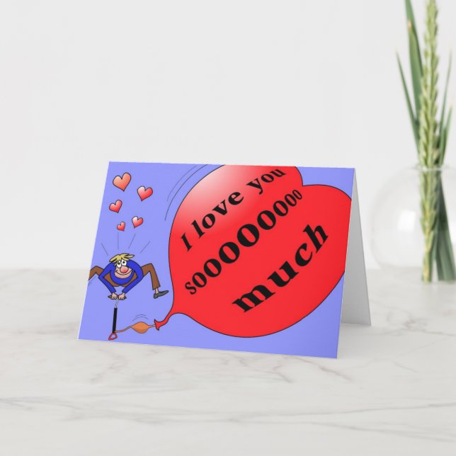 "I love you soo much" card (Front)