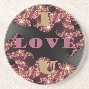 I Love You Sweetheart Coaster