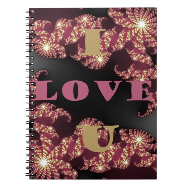 I Love You Sweetheart Notebook (Front)
