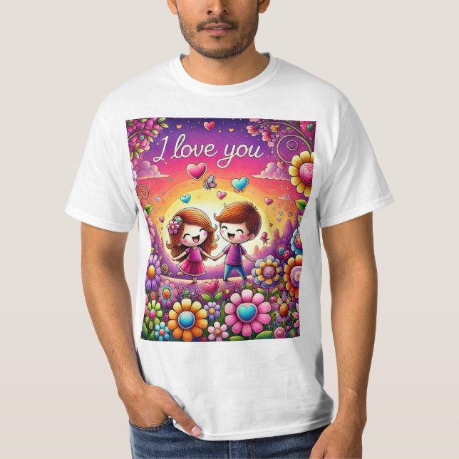 I Love You  T-Shirt (Front)