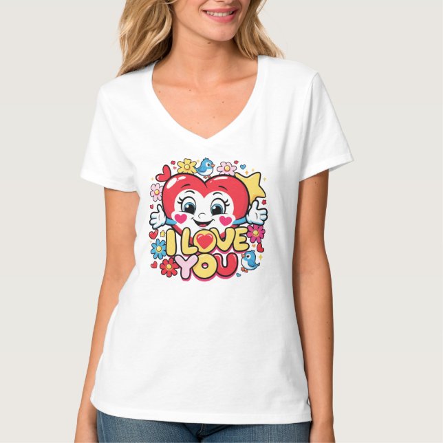 I Love You  T-Shirt (Front)
