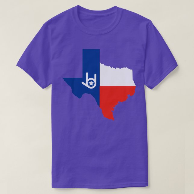 I Love You Texas T-Shirt (Design Front)