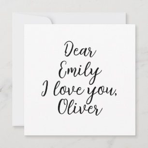 I Love You Text Template