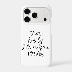 I Love You Text Template