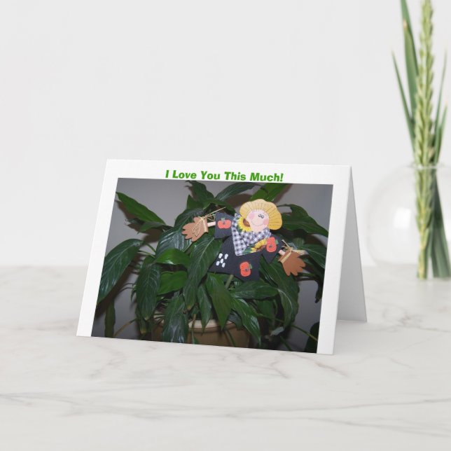 I Love You This Much! Card (Front)