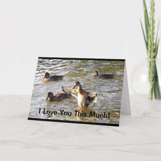 I Love You This Much Father's Day Card (Front)