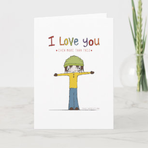 I Love You this much Valentines Card