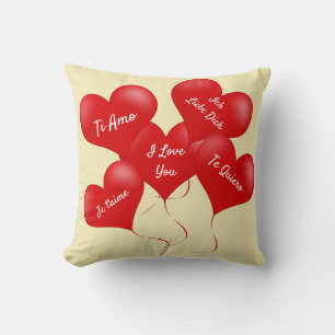 I love you throw pillow