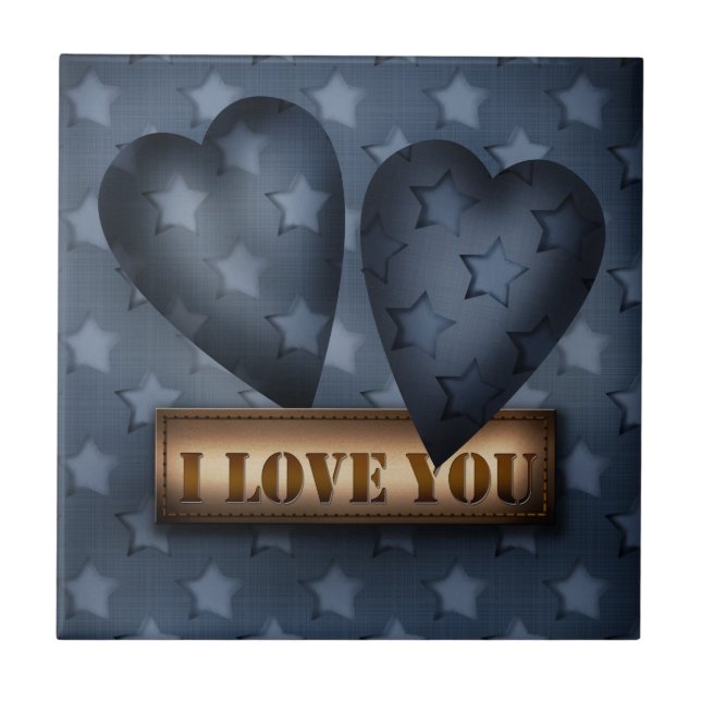 I love you tile (Front)