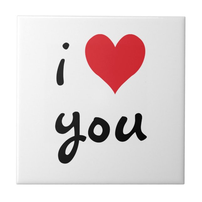 I Love You Tile (Front)