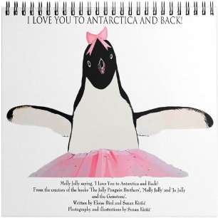 I Love You to Antarctica and Back! Spiral Notebook