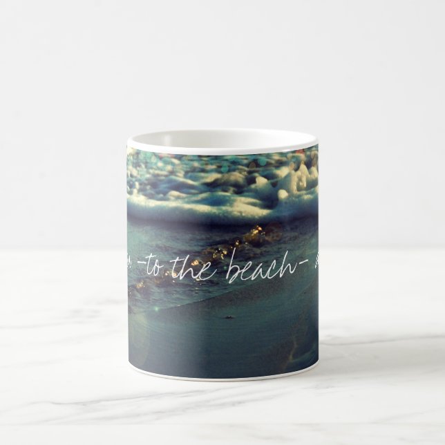 I love you to the beach and back coffee mug (Center)