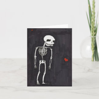 I Love You To The Bone Note Card