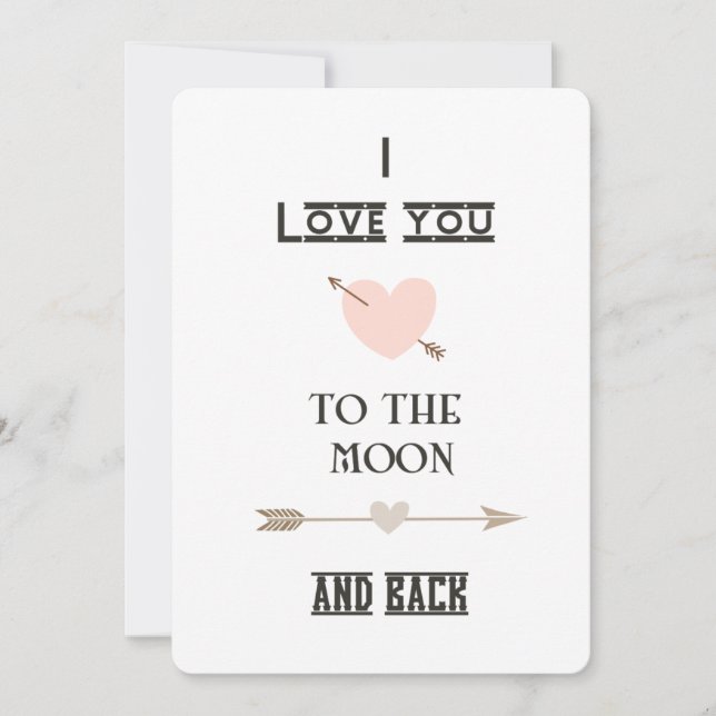 I love you to the moon and back (Front)