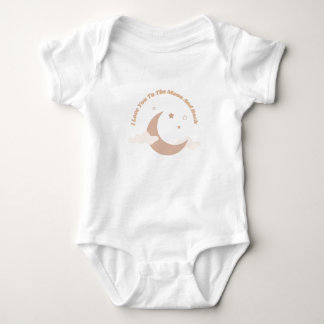 I Love You To The Moon And Back Baby Bodysuit
