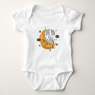 I Love You To The Moon And Back Baby Bodysuit