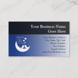 I Love You to the Moon and Back Business Card