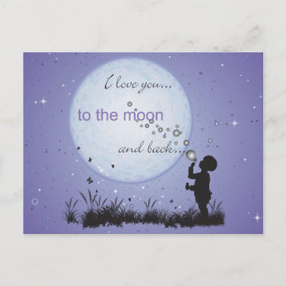 I Love You to the Moon and Back-Cards Postcards