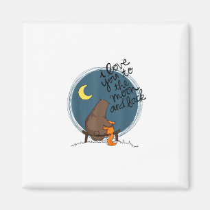 I Love You To The Moon And Back Classic Appeal Sty Magnet