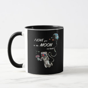 I Love You To The Moon And Back Clean Layout  Mug