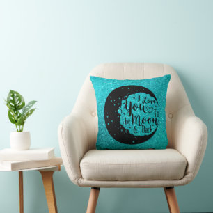 I love you to the moon and back cushion