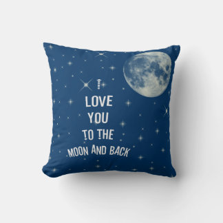 I love you to the moon and back cushion