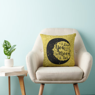 I love you to the moon and back  cushion