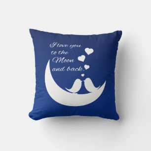 I Love You to the Moon and Back Cushion