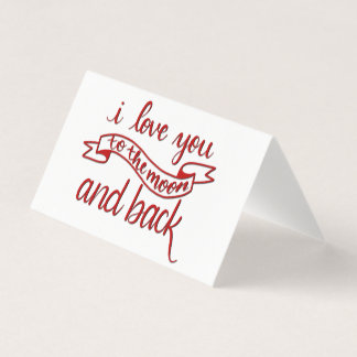 "I Love You to the Moon and Back" Greeting Cards