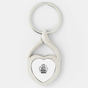 I Love You To The Moon And Back Heartfelt Classic  Key Ring