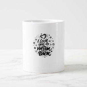 I Love You To The Moon And Back Heartfelt Classic  Large Coffee Mug