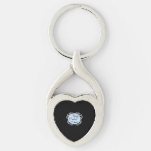 I Love You To The Moon And Back Heartfelt Design Key Ring