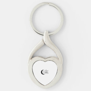 I Love You To The Moon And Back Heartfelt Romantic Key Ring