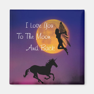 I Love You to the Moon And Back Magnet