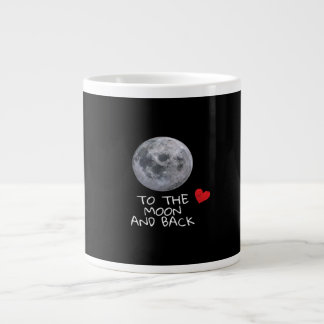 I Love You To The Moon And Back Modern Fit Style Large Coffee Mug