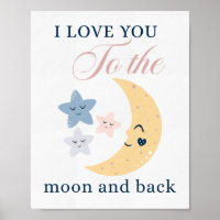 I Love You To The Moon and Back Nursery