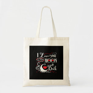 I Love You To The Moon And Back Romantic Keepsake Tote Bag