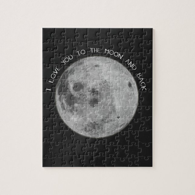 I Love You To The Moon and Back Starry Sky Jigsaw Puzzle (Vertical)