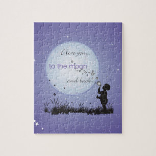 I Love You to the Moon and Back-Unique Gifts Jigsaw Puzzle