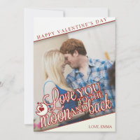 I love you to the moon and back - Valentine's Day