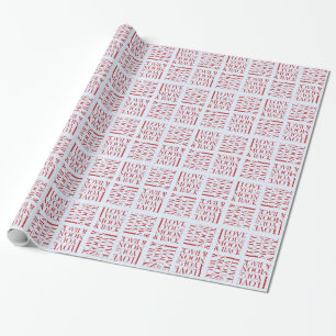 I love you to the moon and back wrapping paper