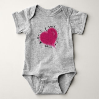 I Love You to the Moon & Back Baby Bodysuit