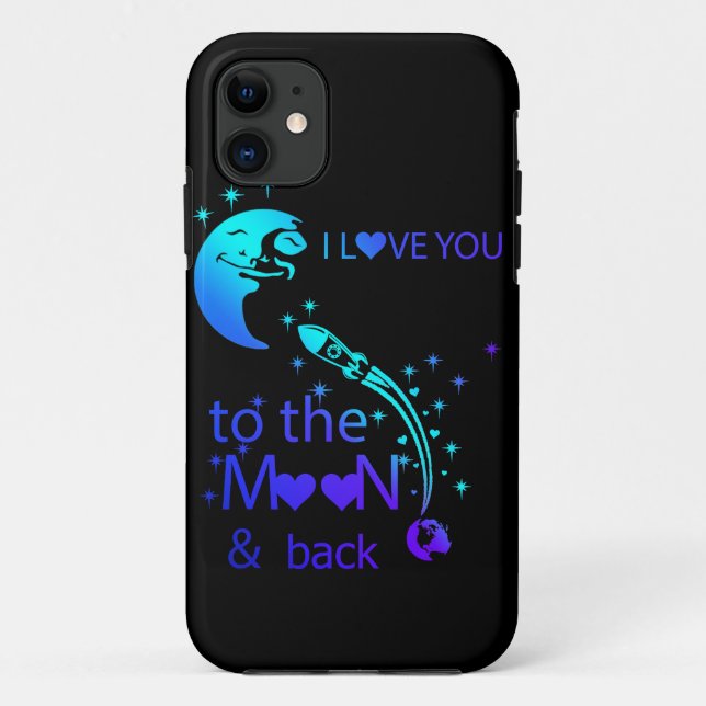 I love you to the moon & back Case-Mate iPhone case (Back)