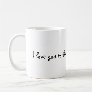 I love you to the moon pie and back mug