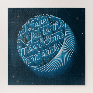 I Love You to the Moon & Stars Puzzle (20x20)