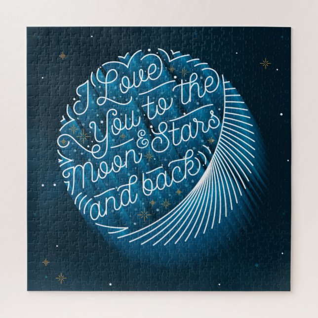 I Love You to the Moon & Stars Puzzle (20x20) (Vertical)