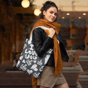 I love you tote bag