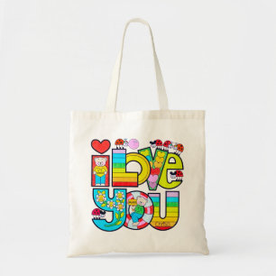 I Love You Tote Bag