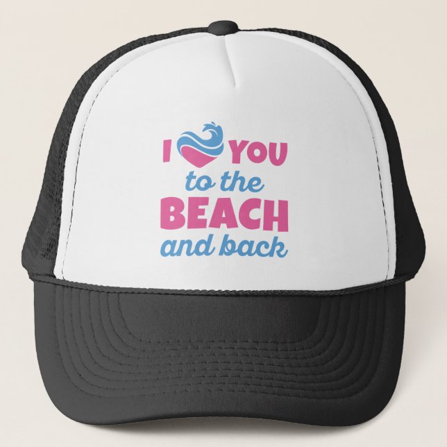 I Love You Trucker Hat (Front)