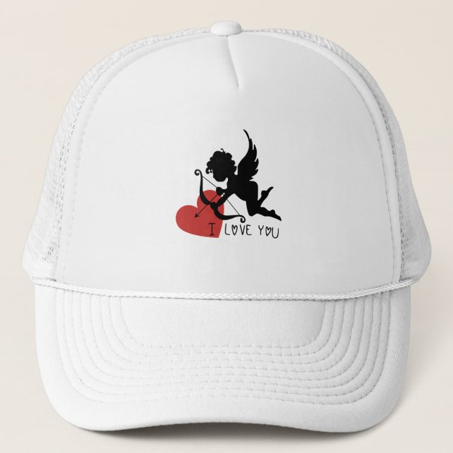 I LOVE YOU Trucker Hat (Front)
